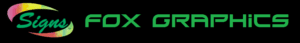 A black background with green letters on it.