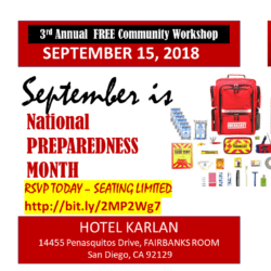 A poster advertising the 3 rd annual free community workshop.