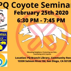 A poster for the pq coyote seminar.