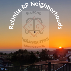 A sunset over the city of rancho penasquitos.