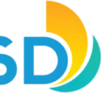 A blue and yellow logo is shown on top of the word " 3 d ".